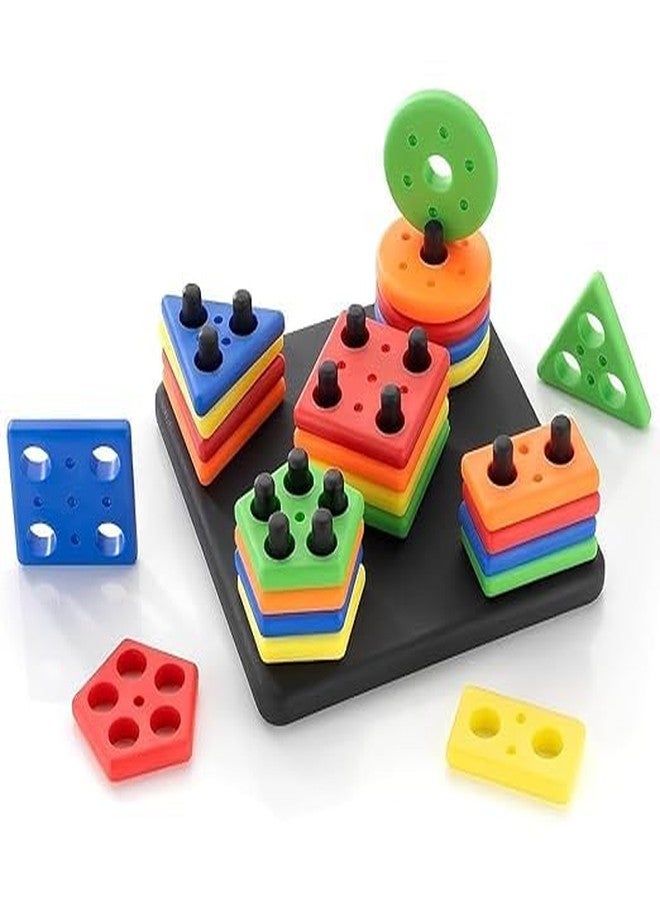JBM ENTERPRISE Educational & Learning Shape Sorter Toys for Kids Smart Creative Activity Fun & Learning Toy Blocks - Image 1